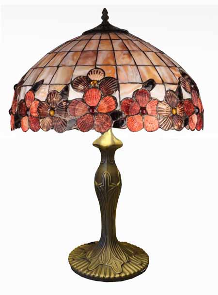 Настольная лампа из ракушек Tiffany 8006 T
