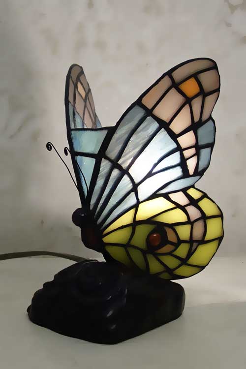 Лампа-бабочка тиффани (мини) 104401