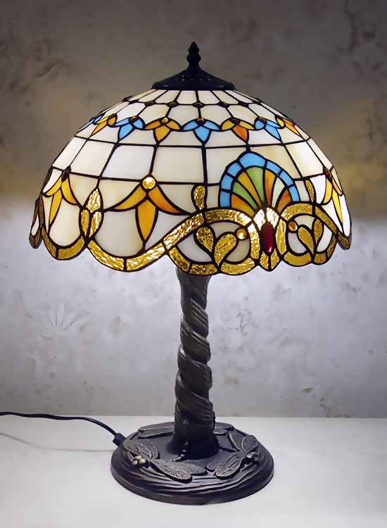 Настольная лампа тиффани RCN 344 CD