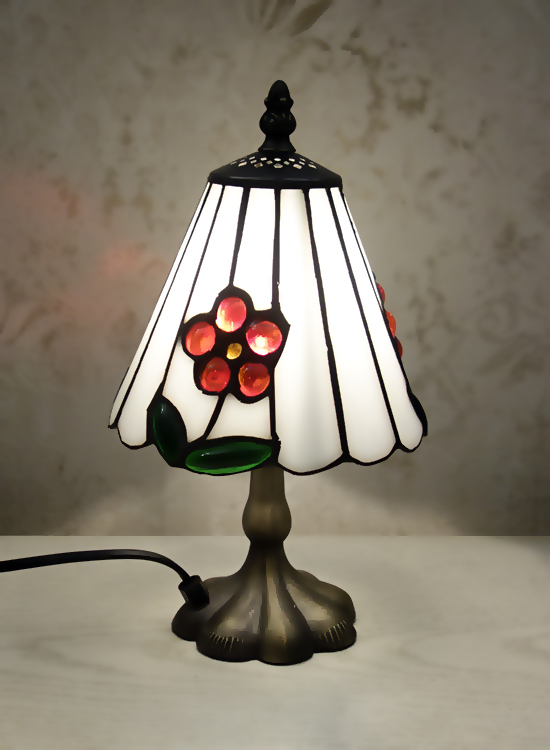 Настольная лампа тиффани с цветком BT 487 (RCN 29)