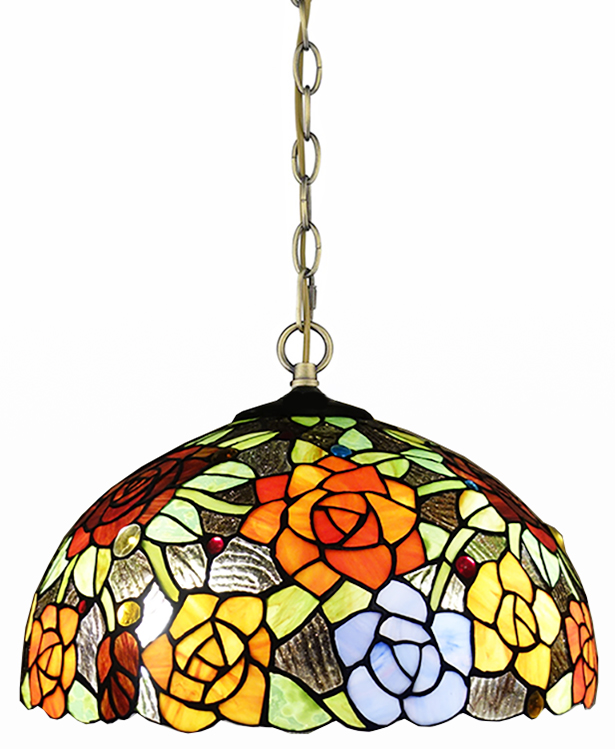 Люстра тиффани с розами RCN 01 C